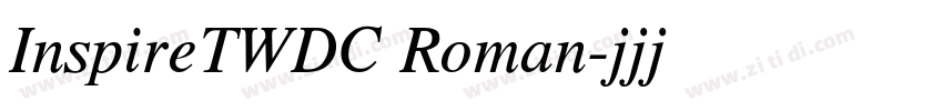 InspireTWDC Roman字体转换
